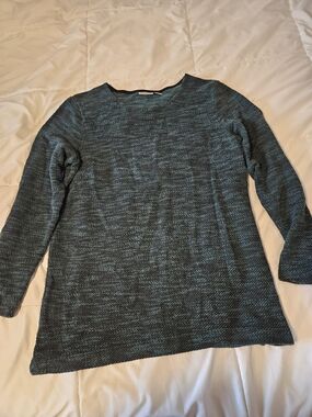 Women’s Teal Marled Knit Sweater